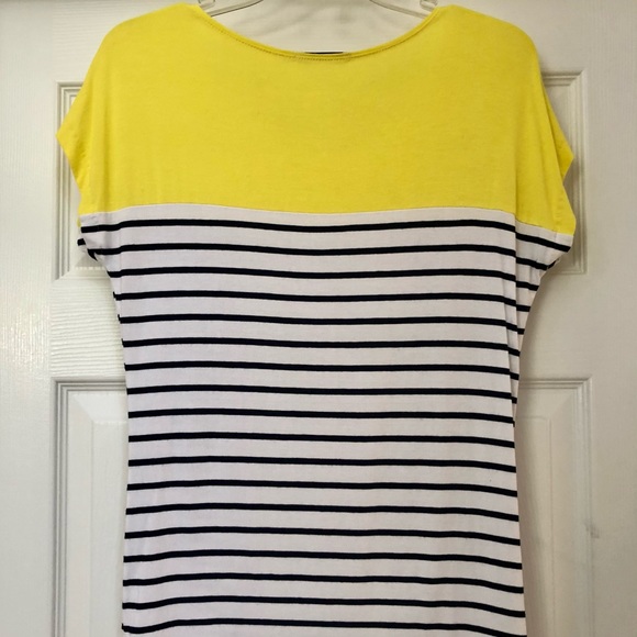 Quiosque Designer Striped Color Block Blouse Top - Picture 14 of 16